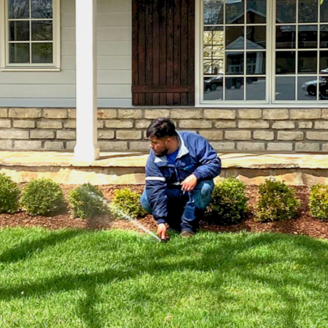 Heinen irrigation specialists adjust settings and check system for any potential issues.