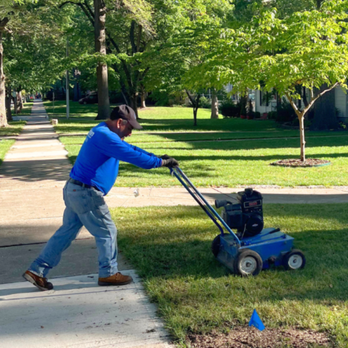 Heinen Landscape Summer Lawn Care Tips Verticutting